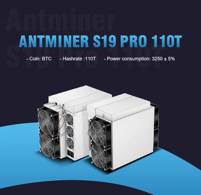 Bitmain暗号のAntminer S19Aプロ110t S19プロ110t Btc抗夫
