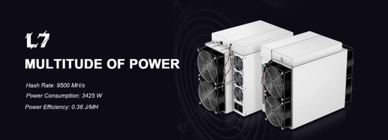 Bitmain Antminer L7の中佐の採掘機を先行予約しなさいDoge Asic Crpto